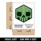 Digital Hacker Skull Computer Gamer Waterproof Vinyl Phone Tablet Laptop Water Bottle Sticker Set - 5 Pack